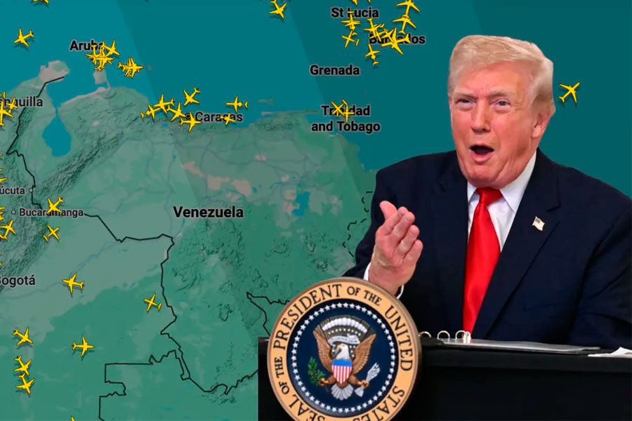 Trump cierra el espacio aéreo y amenaza con masacrar al pueblo venezolano. ¡Paremos esta nueva agresión imperialista!