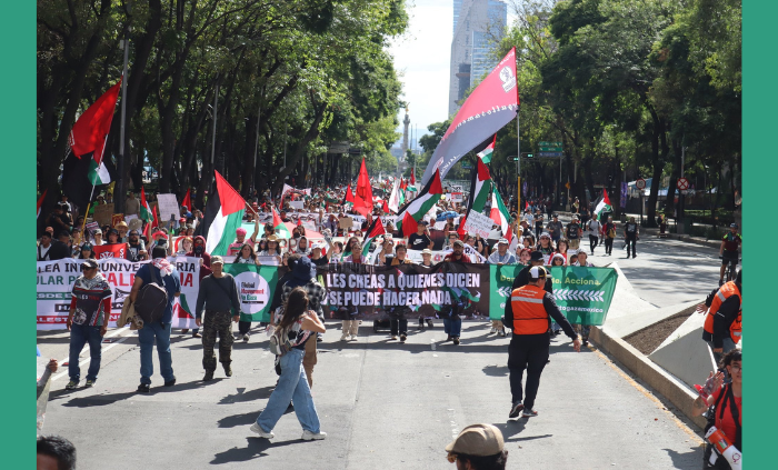 La Ciudad de México clama contra el genocidio en Gaza
